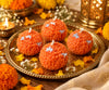 Boondi Ladoo Inspired Candle – Handmade Orange & Cinnamon Scented Festive Gift Candle