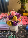 Luxury Scented Candle Bouquet – Handmade Floral Soy Wax Gift