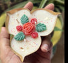 Handcrafted Three-Petal Floral Urli Candle with Mogra & Sandalwood Fragrance for Festive Gifting